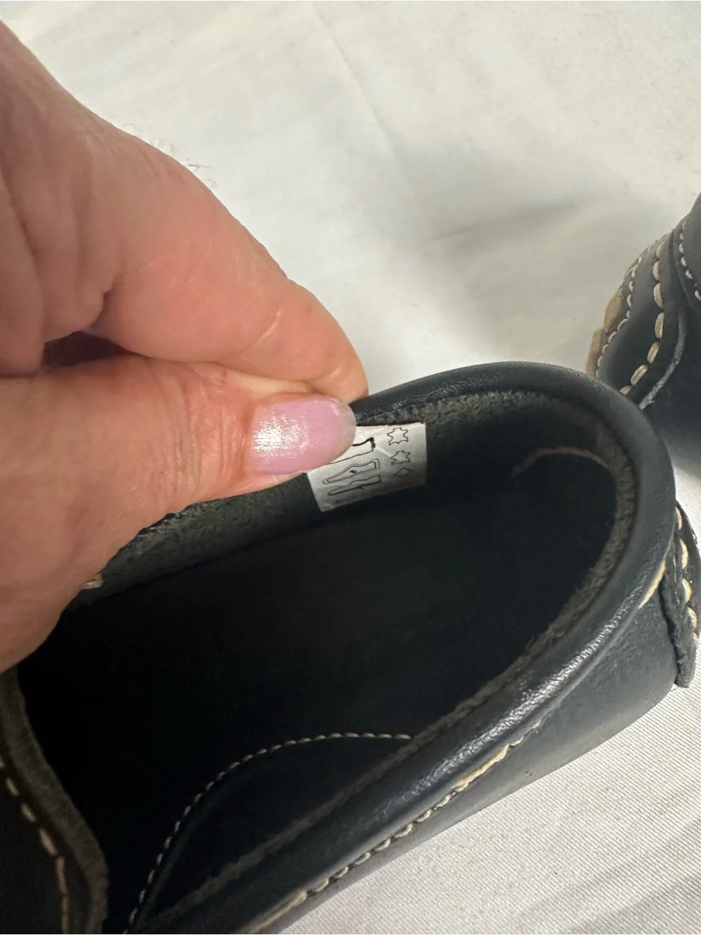 Kids Jacadi Black Leather Driving Loafers EU 26 NWOB